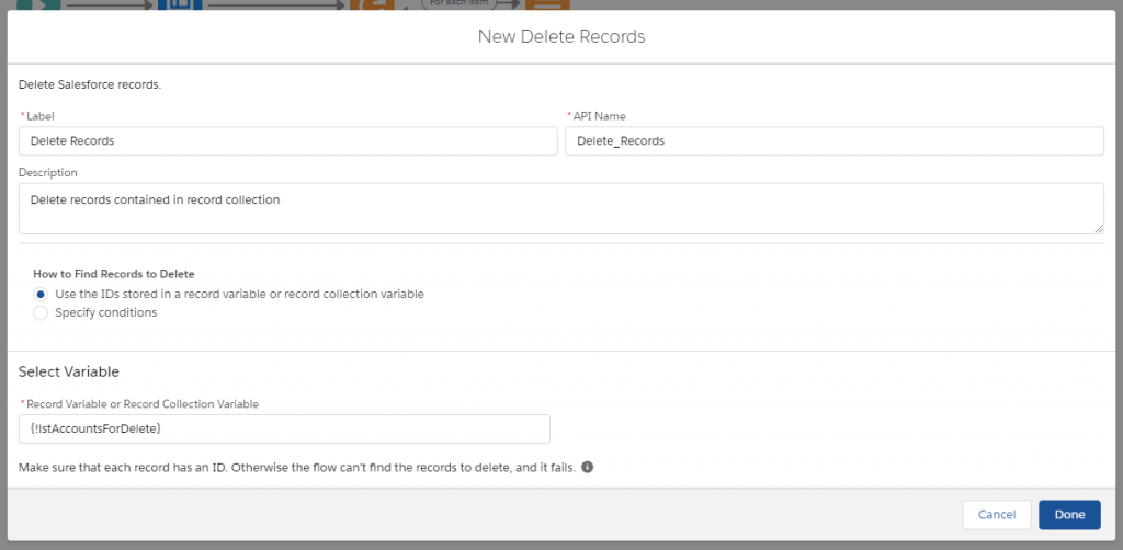 Flow - Delete Records